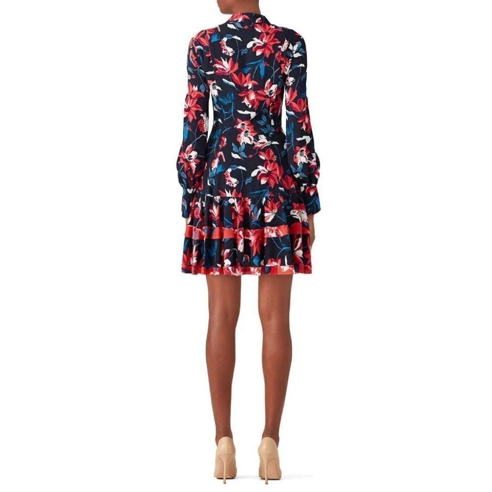 Tanya Taylor Navy Tulip Poppy Dress $595 - Picture 4 of 11